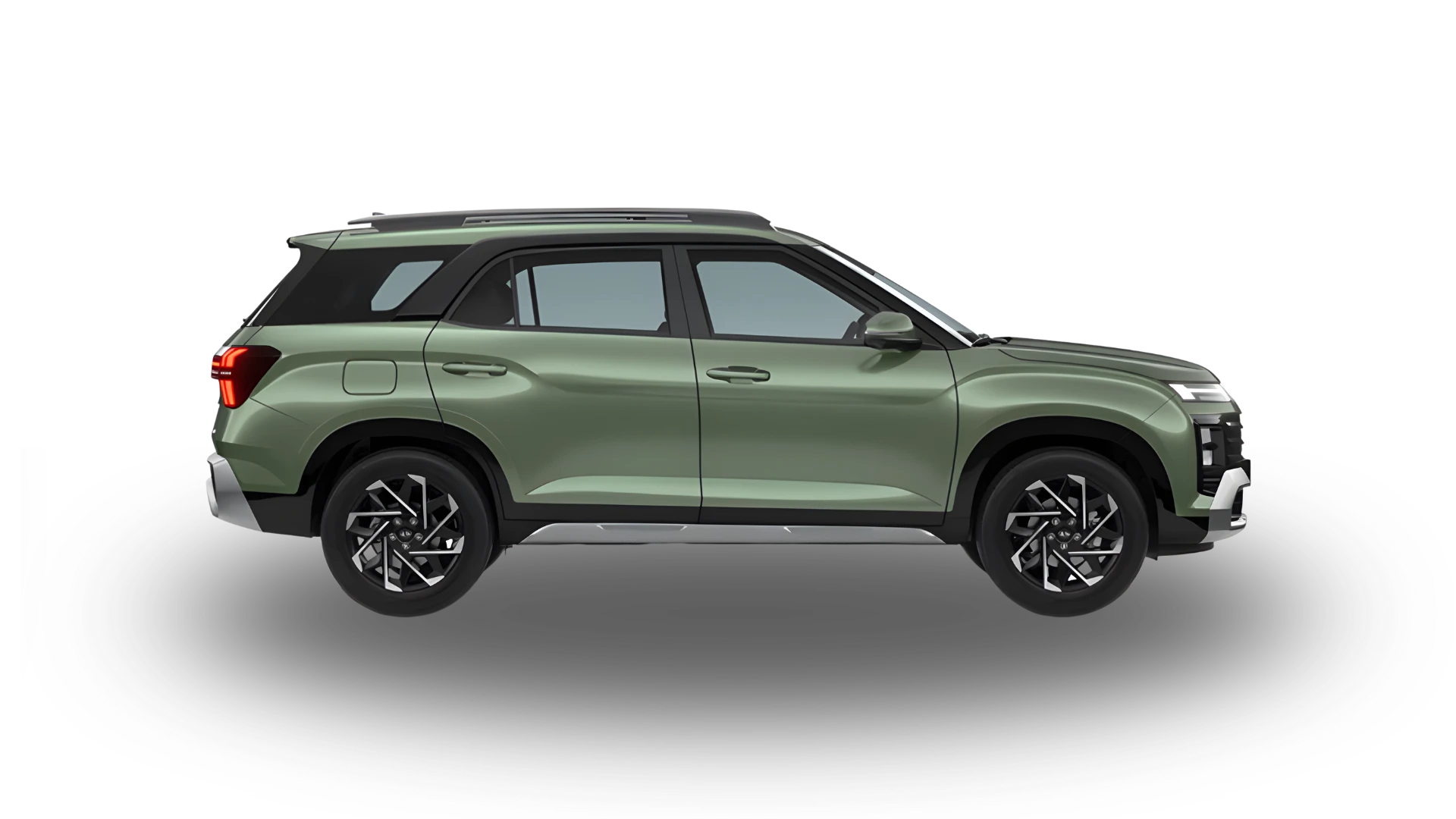 Hyundai Alcazar right side view.